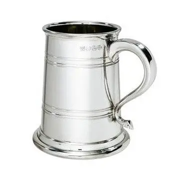 Pewter 1-Pint Heeley Lined Tankard 1