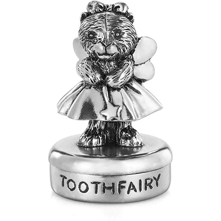 Pewter Teddy Bears' Picnic Tooth Fairy Tooth Box 1