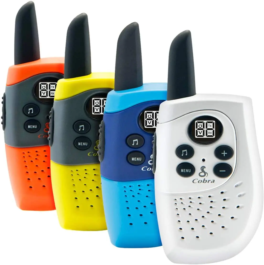 Cobra Sh130-4 8 Mile (13Km) Family Two-Way Radio Walkie Talkie Bundle - 4 Pack 1