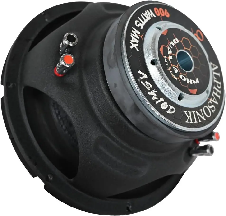 Alphasonik Asw10d As Series 10" 900 Watts Max / 300 Watts Rms Dual 4 Ohm Car Subwoofer (Single) 2