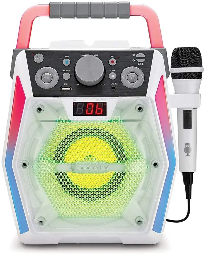 The Singing Machine Sml2200 Glow Bluetooth Karaoke Machine 1