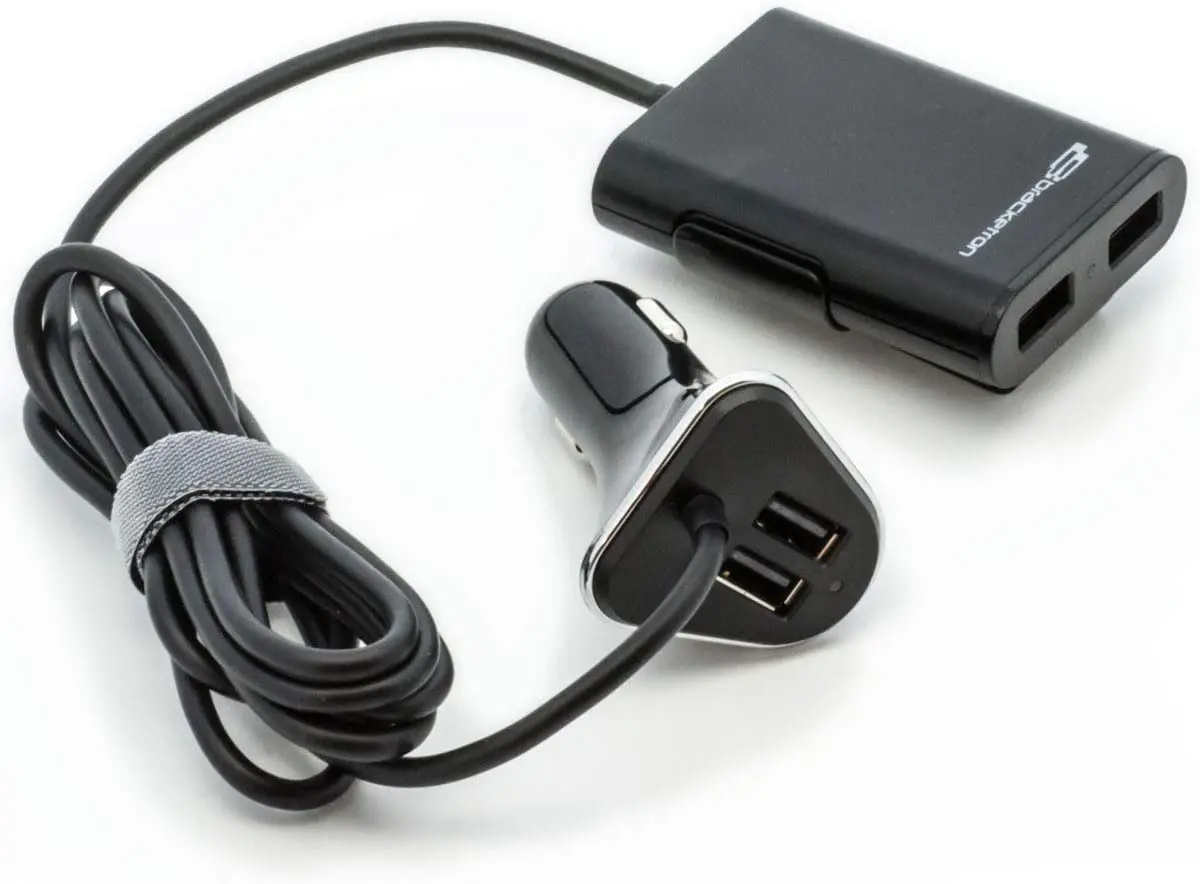Bracketron Bt2-820-2 Pwrrev 4-Port Usb Car Charger 1