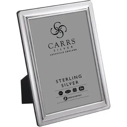 Silver 10"X8" Wood Backed Photoframe 1