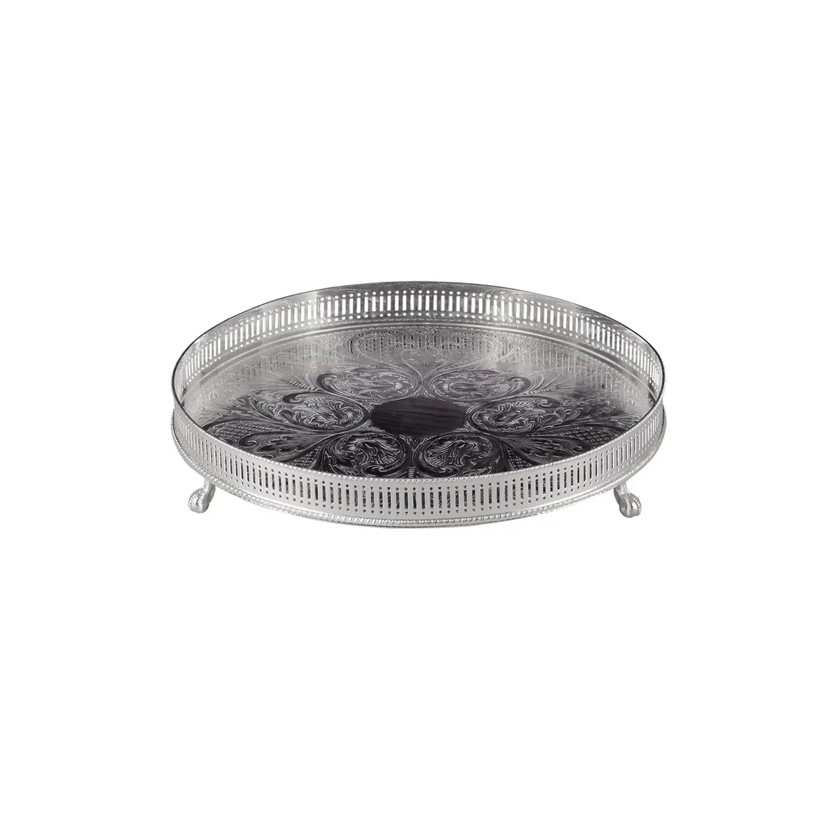Silver Plated 12" Gallery Tray 1