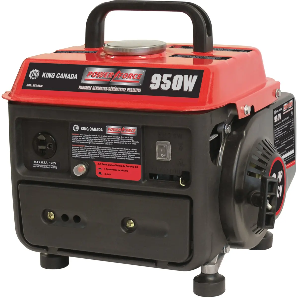 King Canada Kcg-951G Portable Generator. 1