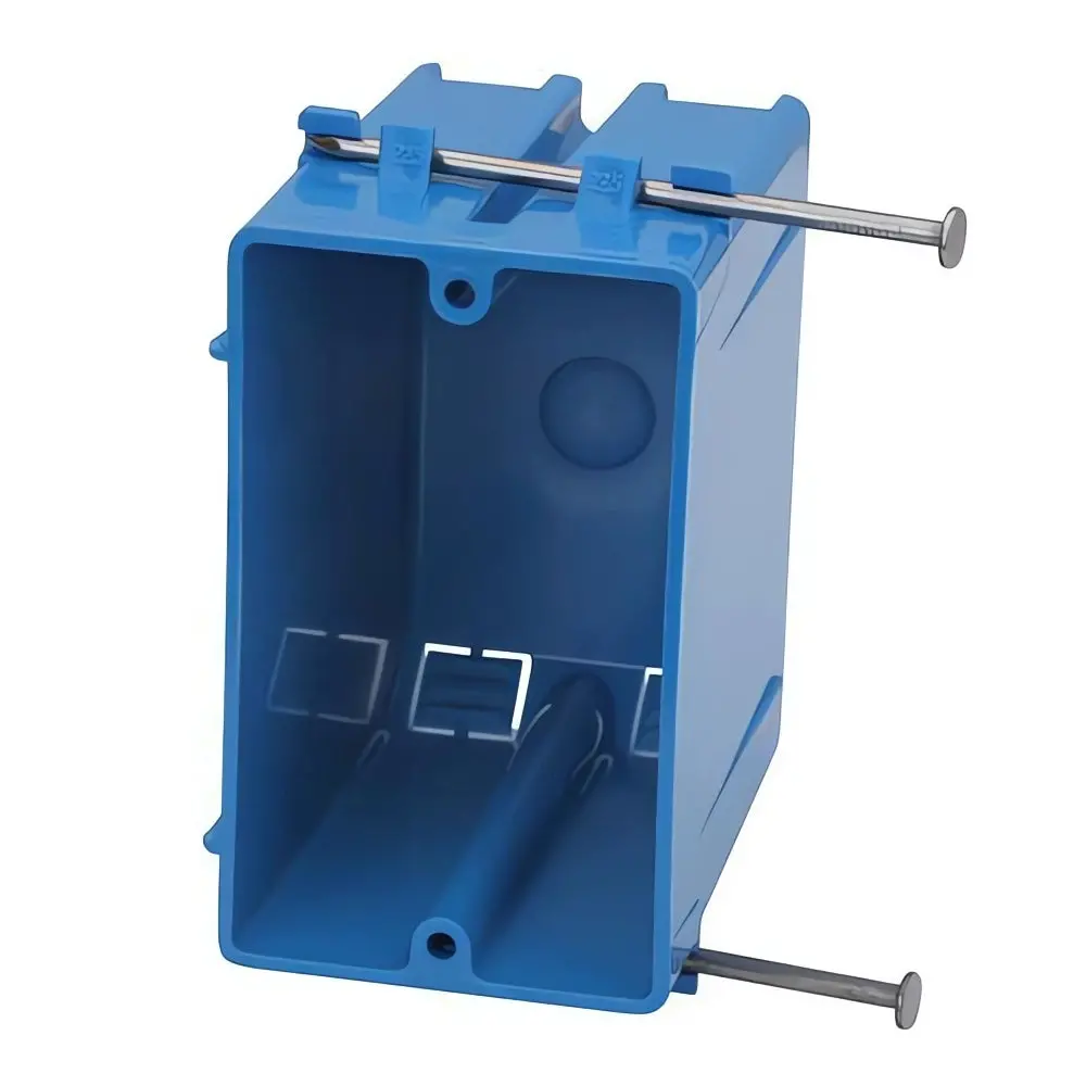 1-Gang 23 Cu. In. New Work Electrical Outlet Box And Switch 1