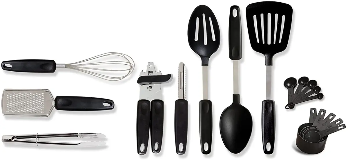 Gibson Home 92102.18 Total Kitchen 18 Piece Kitchen Tools And Gadgets Combo Set 1