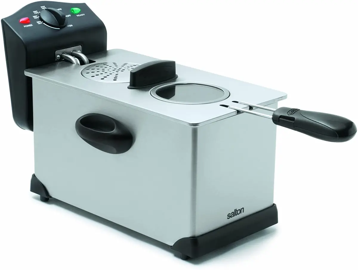 Salton Df1233 Stainless Steel 3L Deep Fryer Easy Clean 1