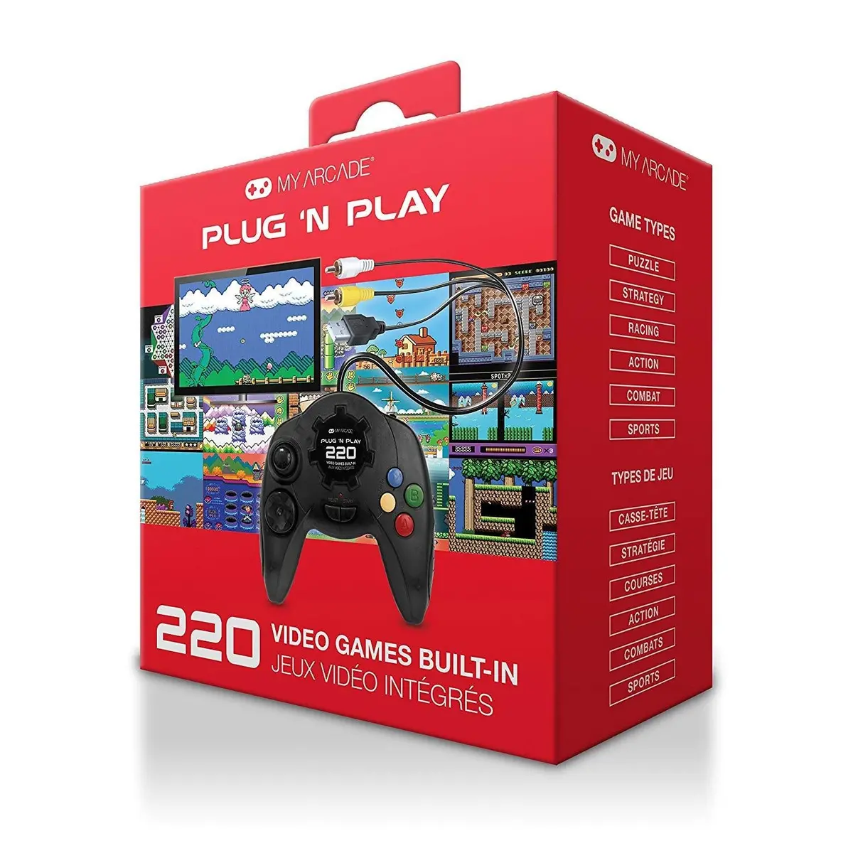 My Arcade Dgun-2959 Plug 'N Play Controller With 220 Games 1