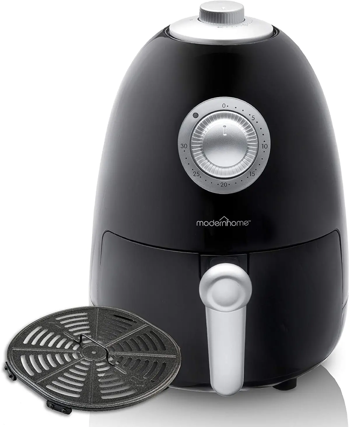 Modernhome Caab-847 2.1Qt Compact Air Fryer With Recipe Book - Black 1