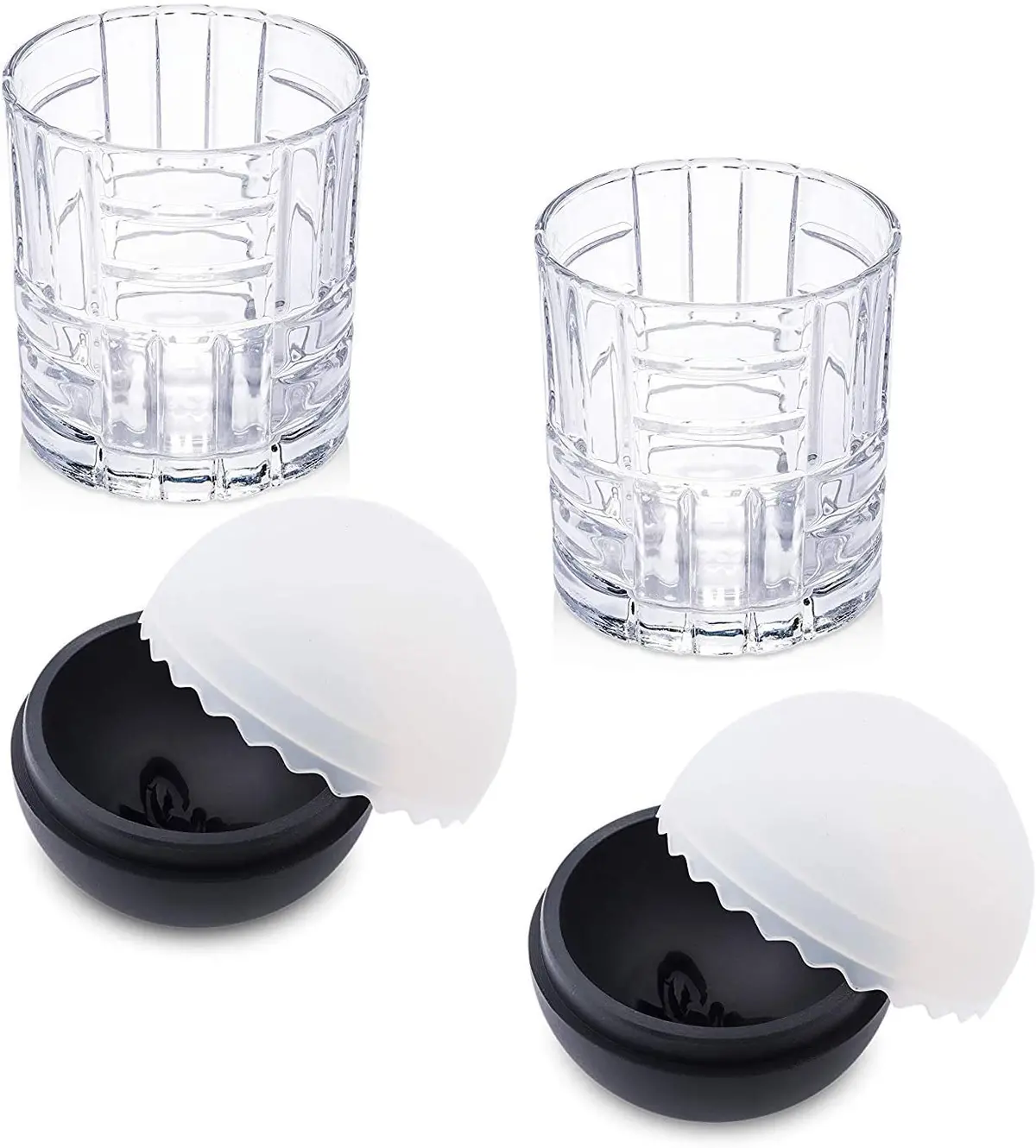 Whiskey Glasses On The Rocks Set Of 2 1