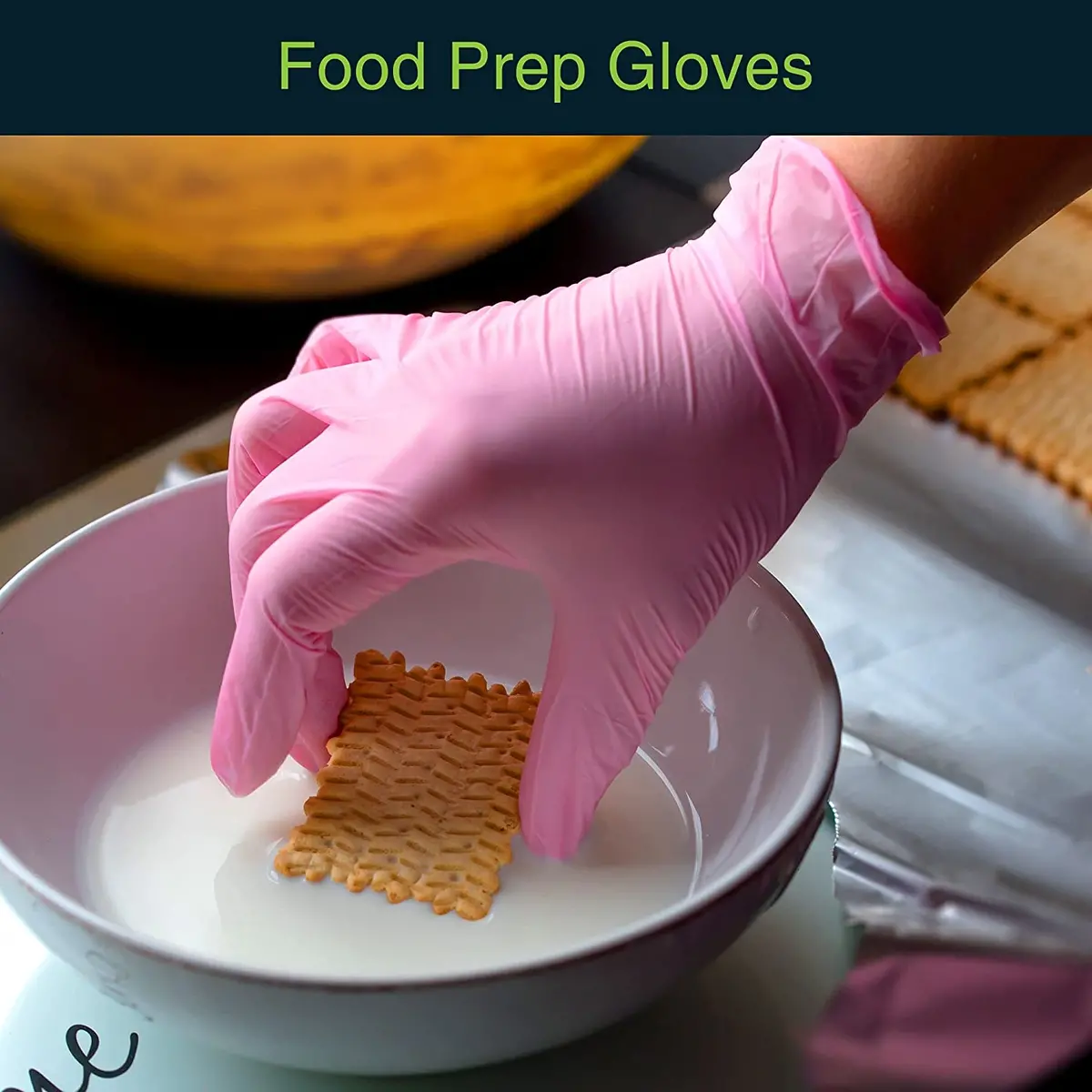 Medical Grade Vinyl Gloves - Pink 6