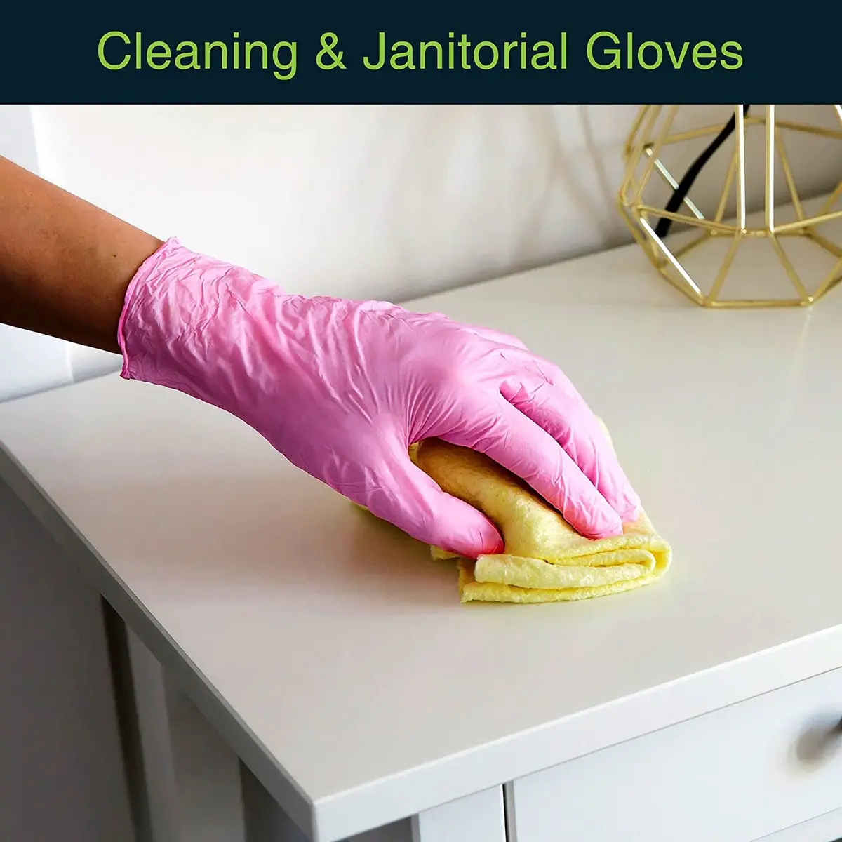 Medical Grade Vinyl Gloves - Pink 5