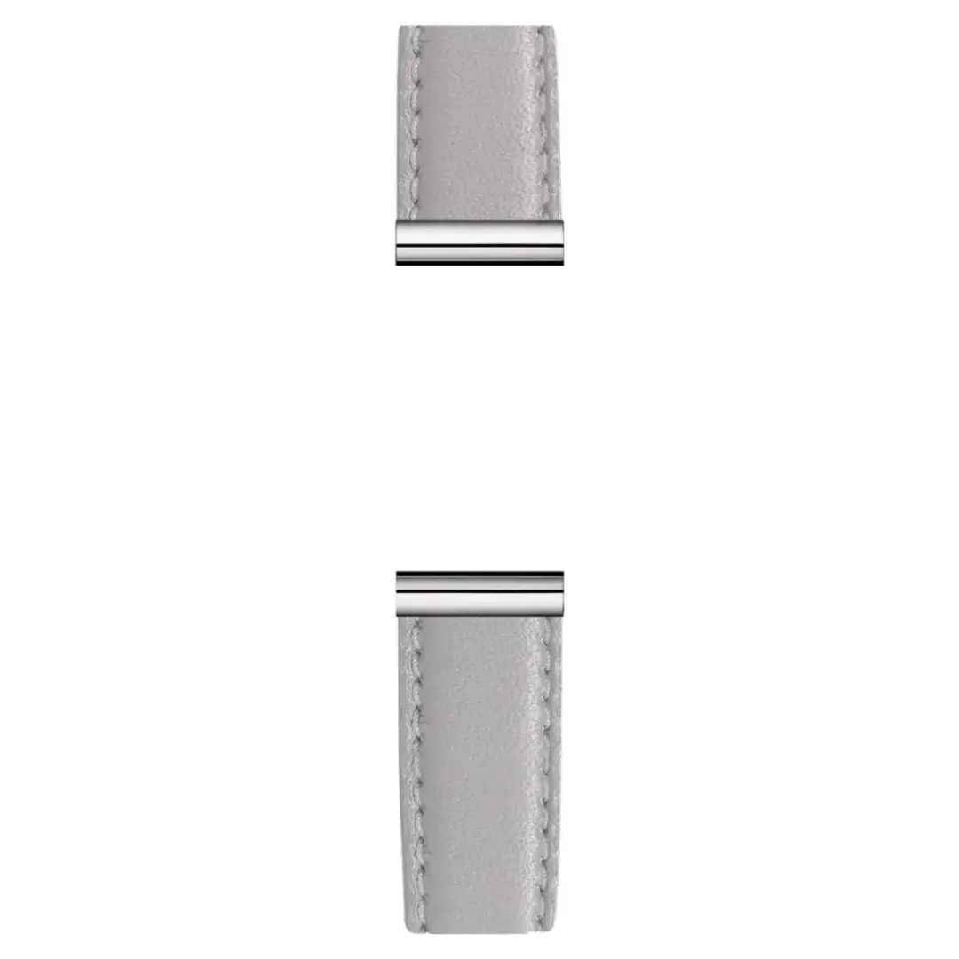 Antarès Interchangeable Watch Strap – Grey Leather / Stainless Steel 1
