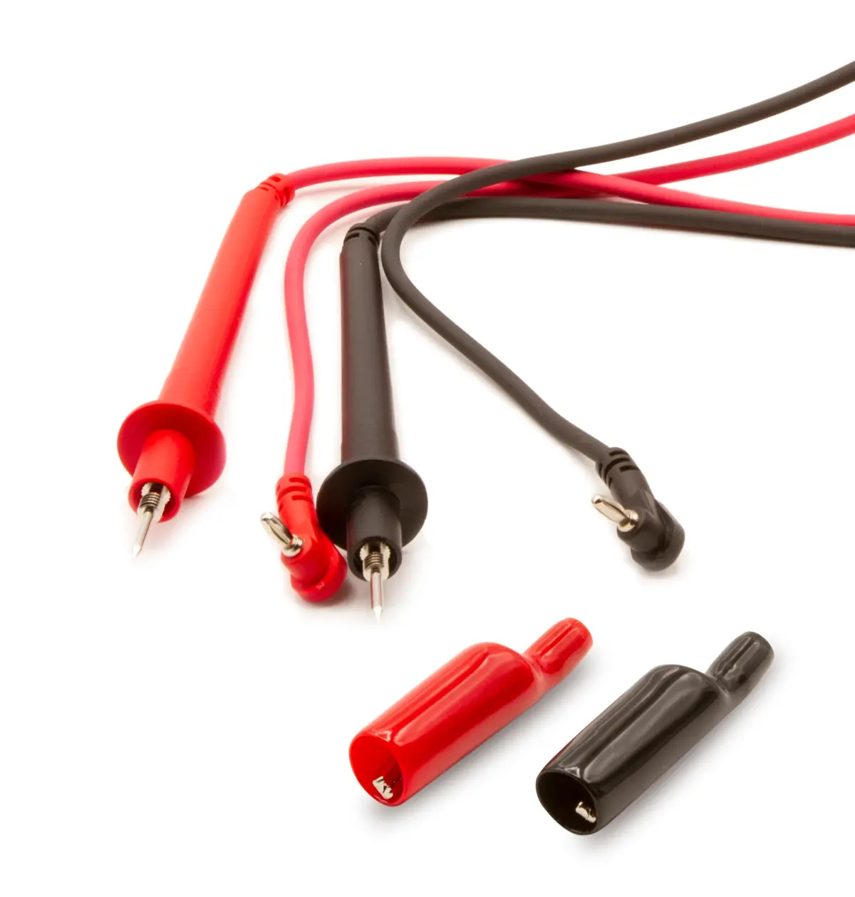 42" Test Leads With Mini-Banana Jacks And Insulated Screw-On Alligator Clips For Triplett 310 Series - (79-153) 1
