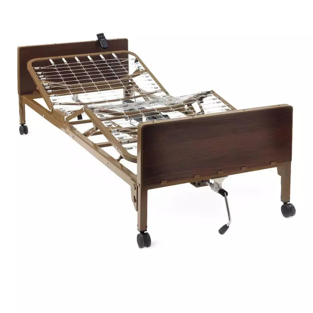 Semi Electric Hospital Bed Mattress Rails Options 2