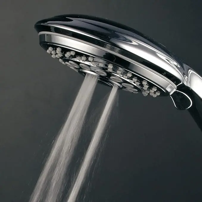 Aquacare Series Spiral Handheld Shower Head Luxury Convenience Package With Pause Switch 1