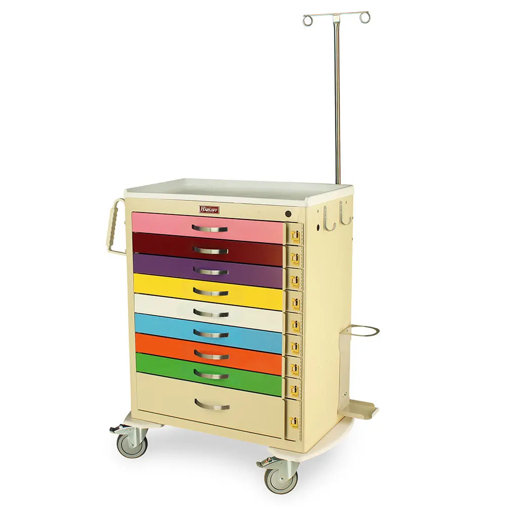 M-Series Tall Medical Pediatric Emergency Cart 1