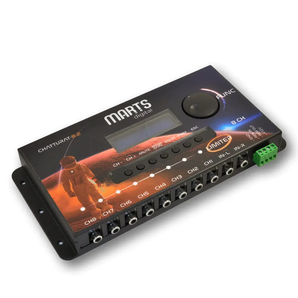 8-Channel Processor 15 Bands Parametric Equalizer Digital Eq With Bluetooth Interface 1