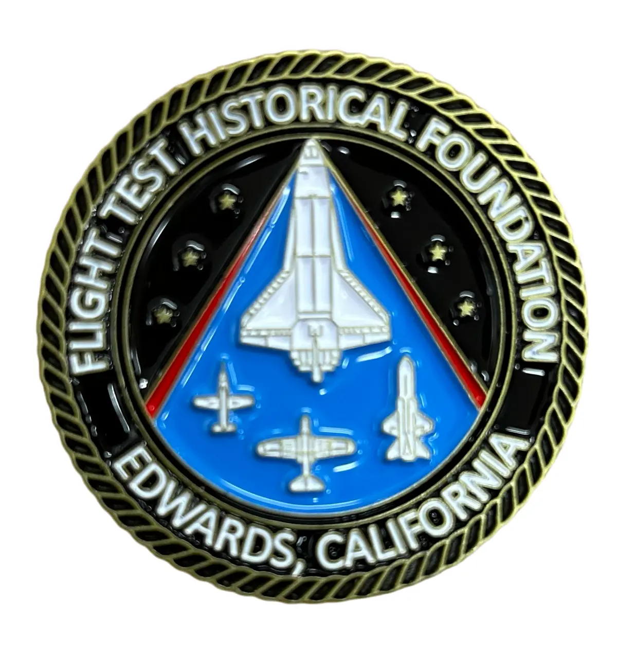 Flight Test Historical Foundation/ Pancho Barnes Challenge Coin 1