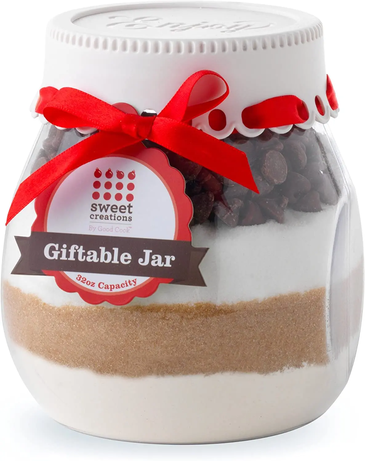 Sweet Creations Christmas Holiday Giftable Jar W/ 2 Cookie Cutters 1