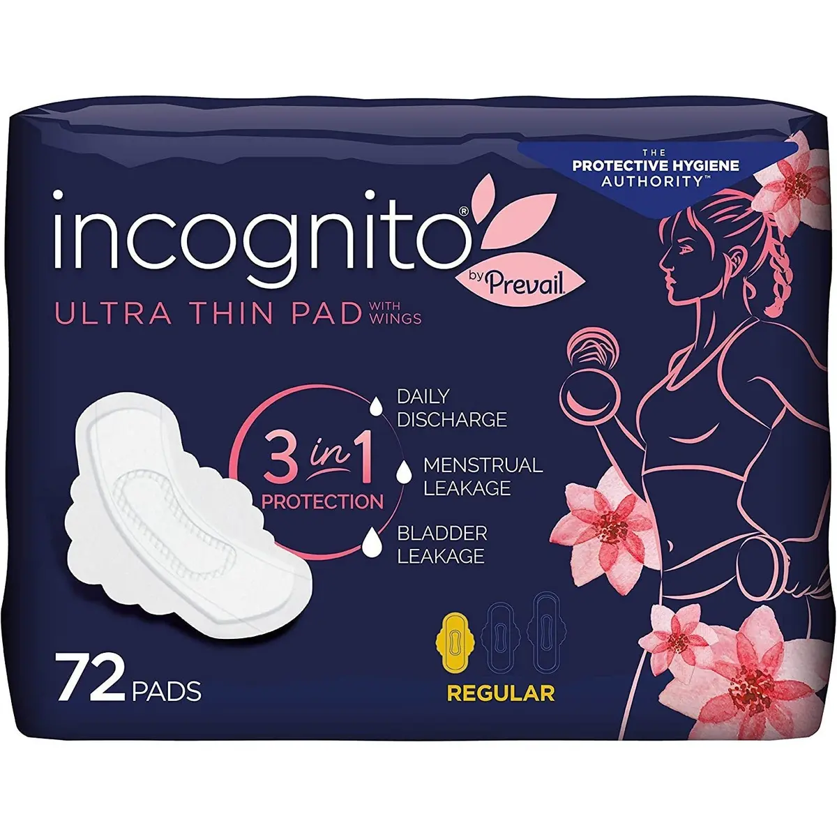 Incognito By Prevail Ultra Thin With Wings - Regular 1