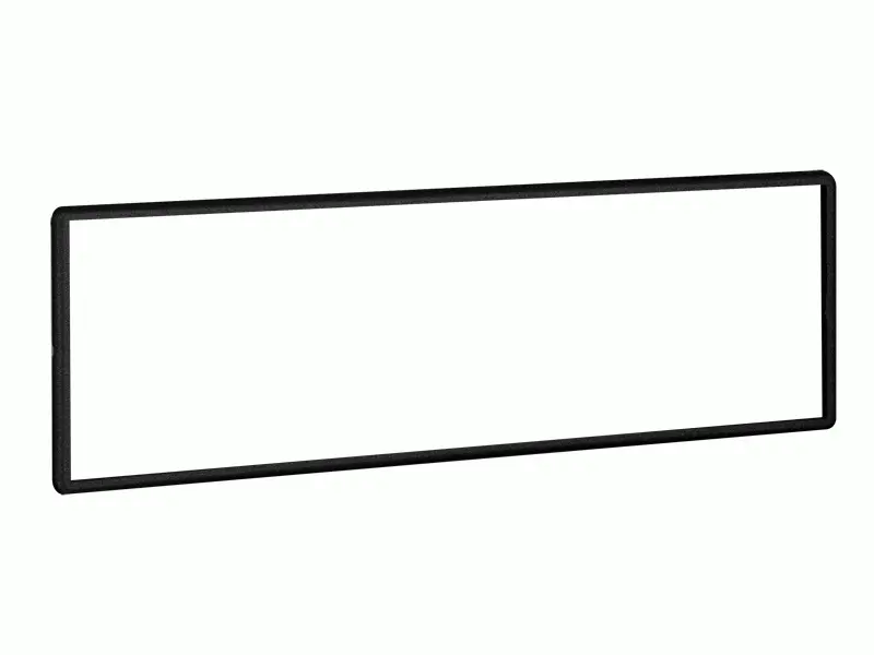 Metra 87-30-0125 Universal Plastic Single Din 1/8" Trim Ring Border 1