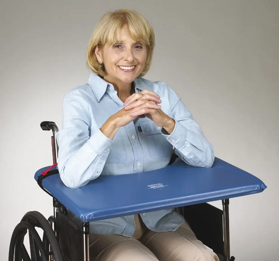 Softop Wheelchair Tray W/Vinyl Cover Fits 16"-18" W/C Ea 1