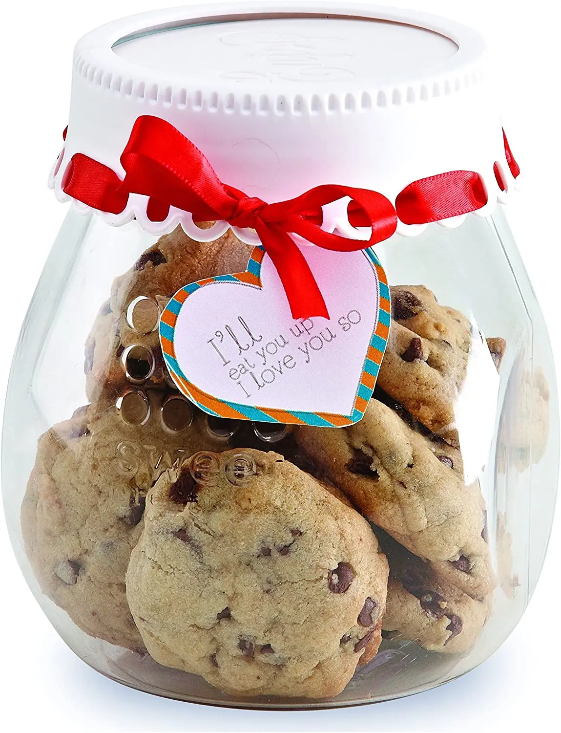 Sweet Creations Christmas Holiday Giftable Jar W/ 2 Cookie Cutters 2