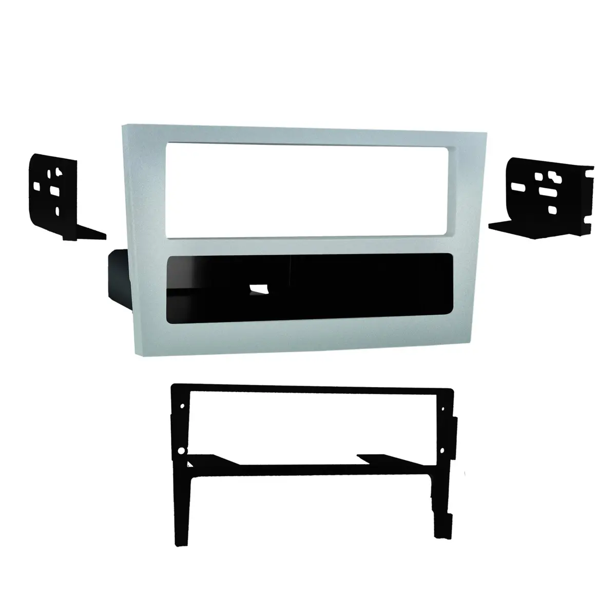 Metra 99-3107S Silver Single Din Stereo Dash Kit For 2008 Saturn Astra 1