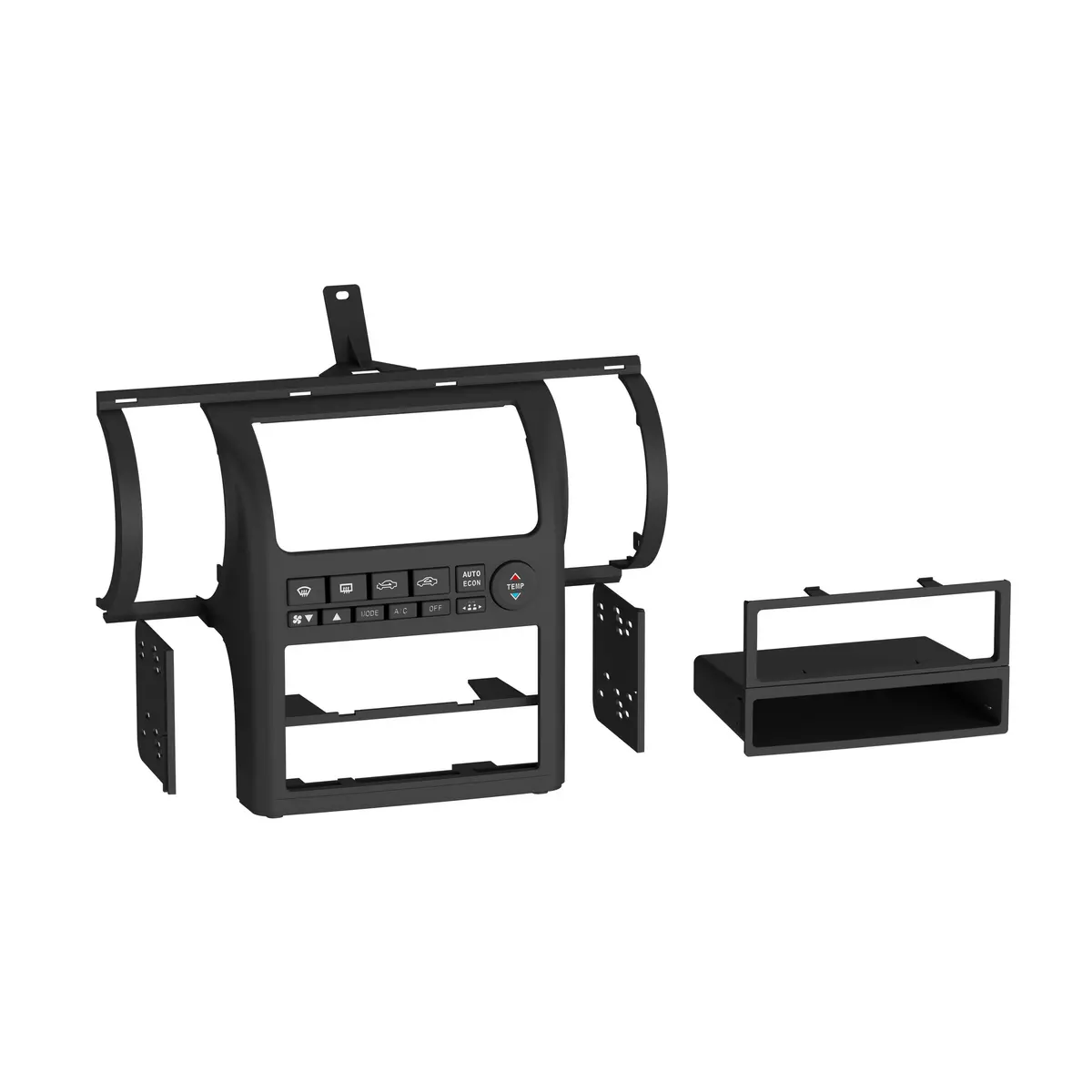 Metra 99-7604B Black Single Or Double Din Dash Kit For Select 2003-2004 Infiniti G35 W/Out Navi 1