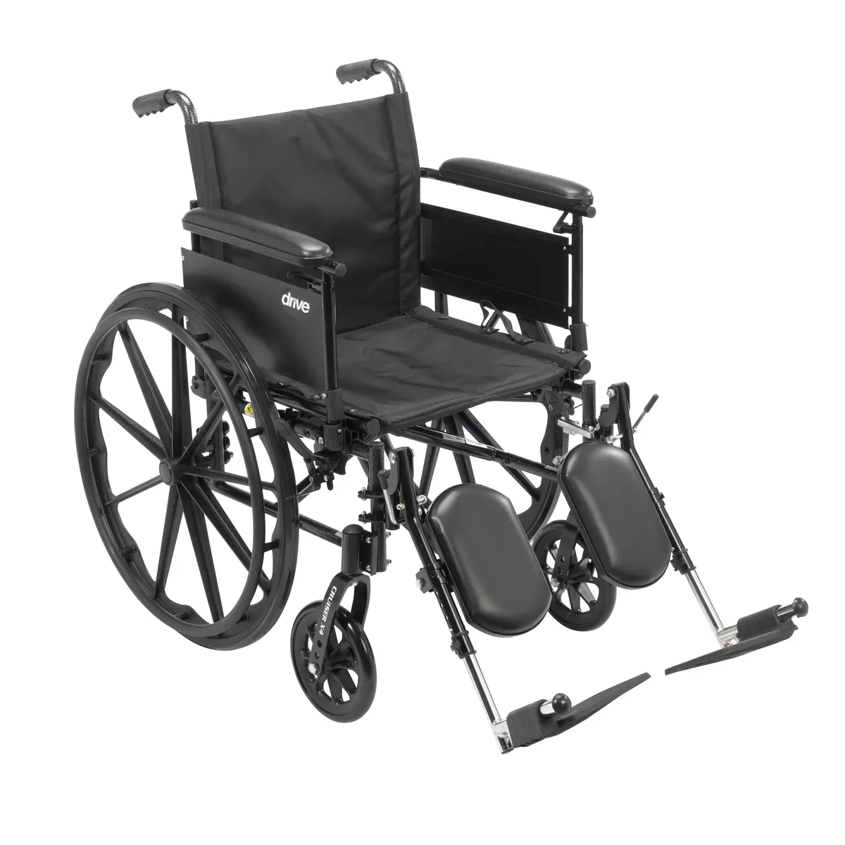 Cruiser X4 Lightweight Dual Axle Wheelchair With Adjustable Detatchable Arms 1