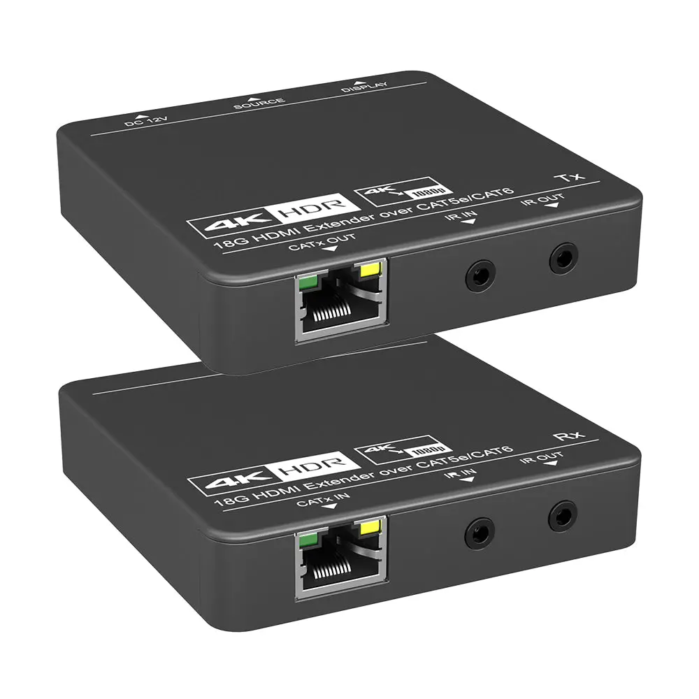 18G Hdmi V2.0 Extender Over Cat5e/Cat6 Bi-Directional Signal Up To 230 Feet 1