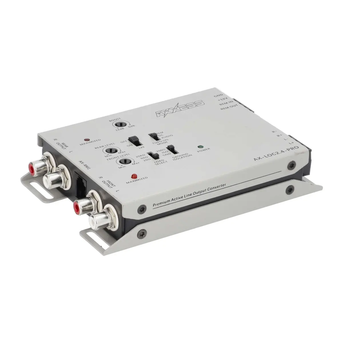 Axxess Ax-Loc2.4-Pro 4Ch Active Line Output Converter With Bass Boost 1