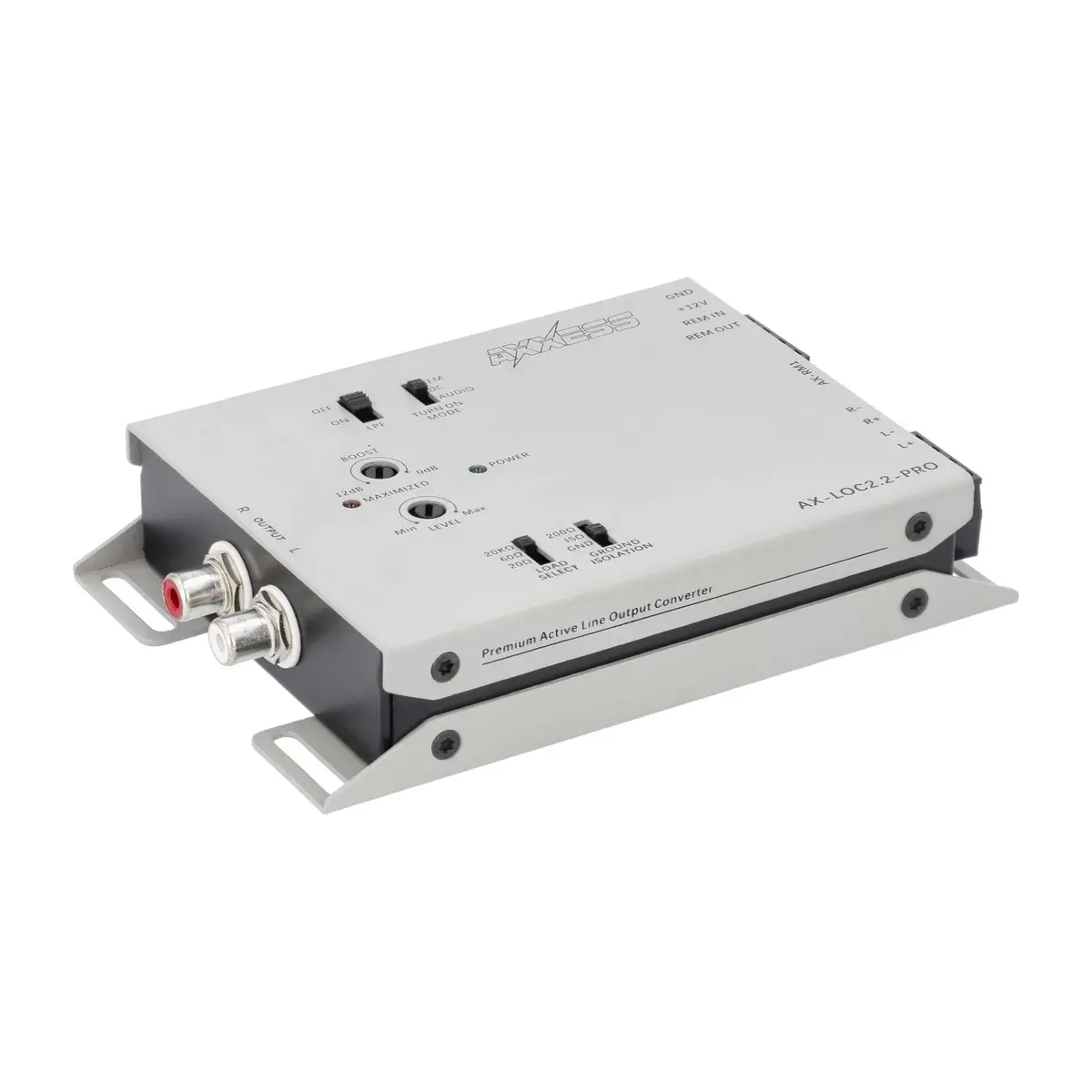 Axxess Ax-Loc2.2-Pro 2-Ch Active Line Output Converter With Bass Boost 1