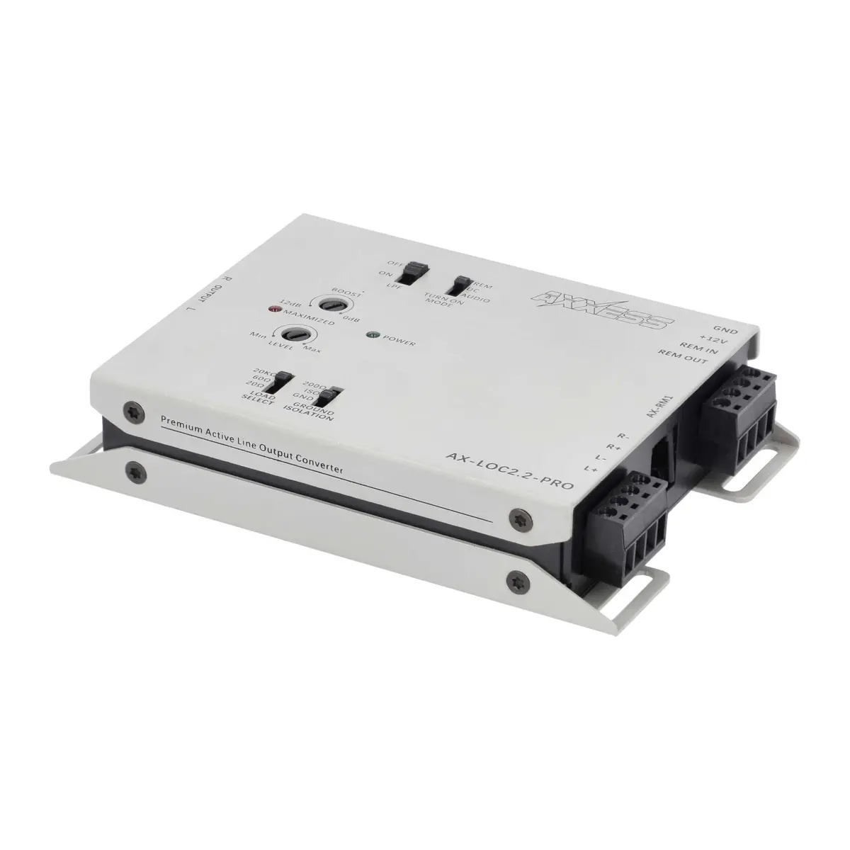 Axxess Ax-Loc2.2-Pro 2-Ch Active Line Output Converter With Bass Boost 2
