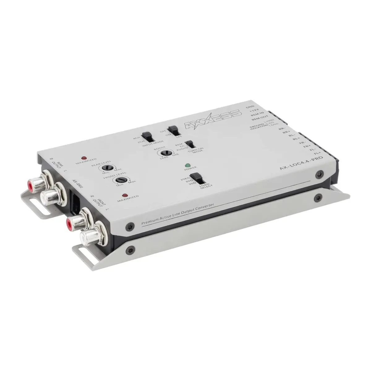 Axxess Ax-Loc4.4-Pro 4Ch Active Line Output Converter With Bass Boost 1