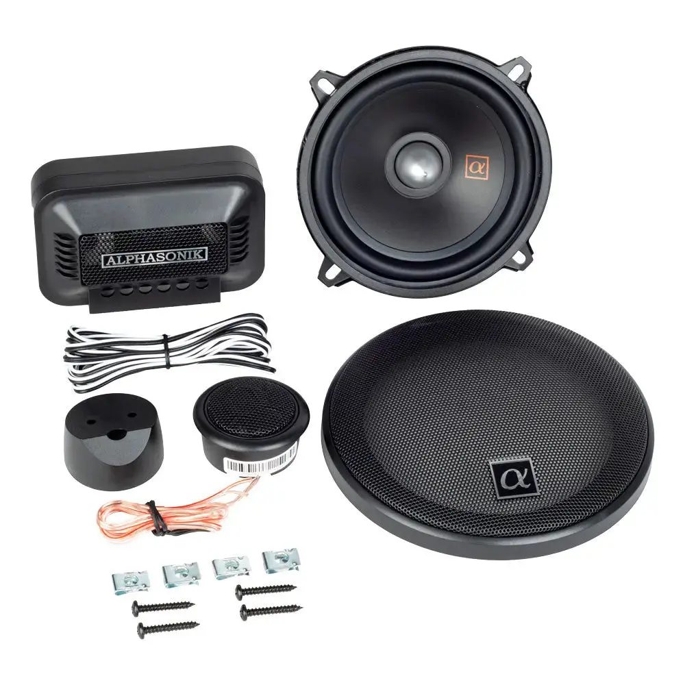 Alphasonik Ns500c Neuron Series 5.25" 2 Way 180 Watts Component Speakers 1
