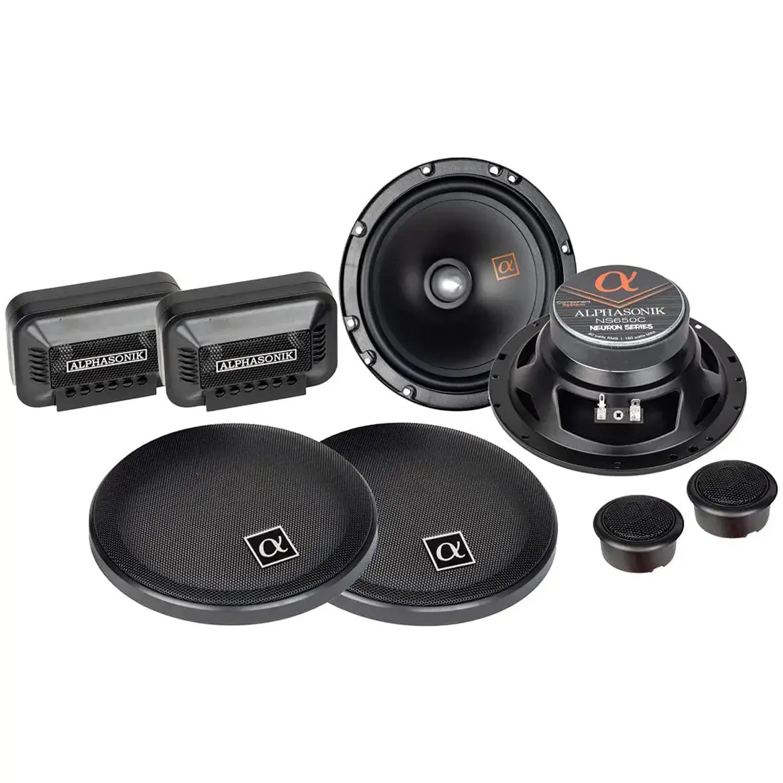 Alphasonik Ns650c Neuron Series 6.5" 180 Watts Component Speaker System (Pair) 1
