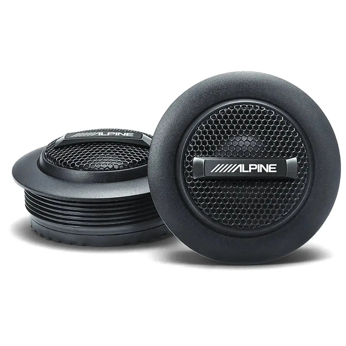 Alpine S-S10tw S Series 240 Watt 1" Component Silk Dome Car Audio Tweeters With Crossovers 1
