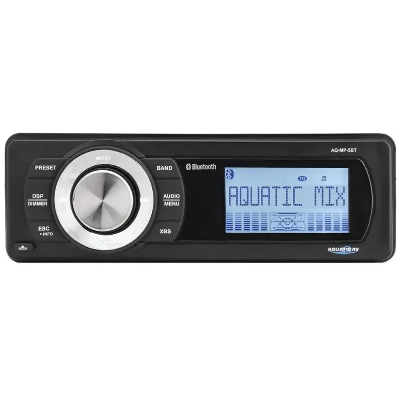 Aquatic Av Aq-Mp-5Bt Bluetooth Waterproof Marine Stereo Receiver 1