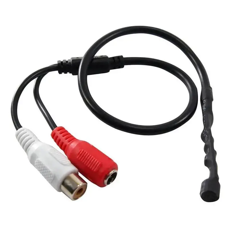 Audio Hidden Microphone Cable For Cctv Security Surveillance Camera 1