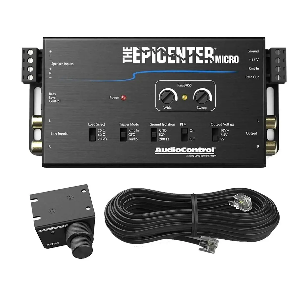 Audiocontrol The Epicenter Micro Bass Restoration Processor & Line Output Converter 1