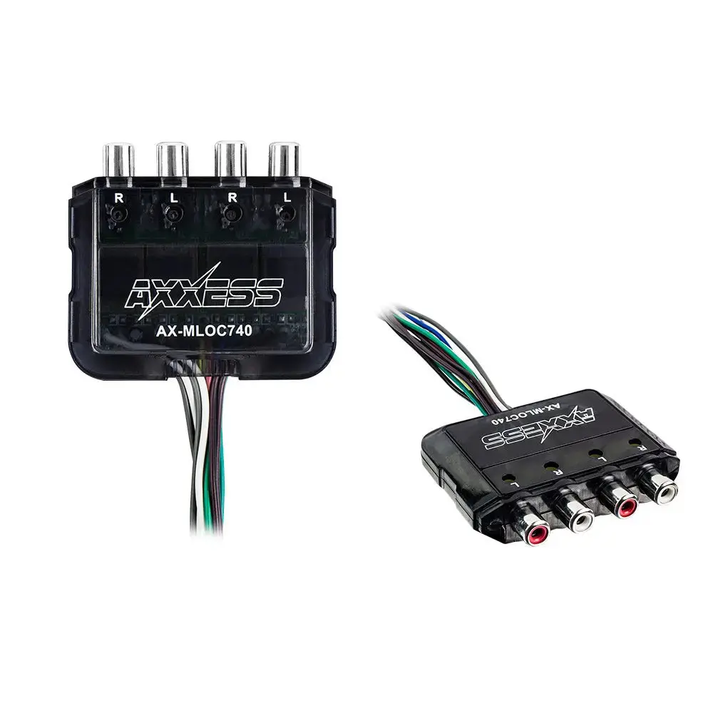 Axxess Ax-Mloc740 Mini 80 Watt 4 Channel Line Output Converter Universal 1