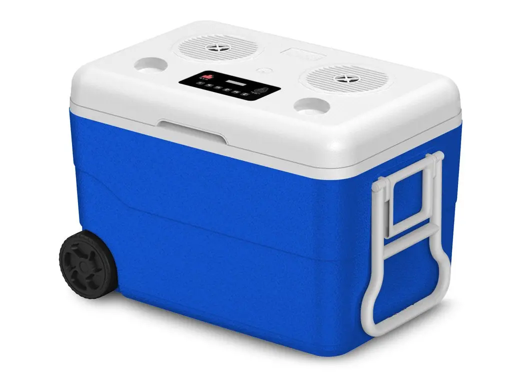 Technical Pro Waterproof Cooler With Rechargeable Bluetooth Speakers & Power Bank 1