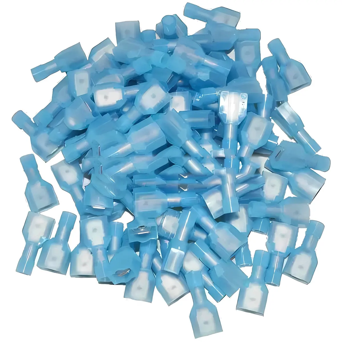 Install Bay Bnmd250f Blue 16/14 Gauge Male Quick Disconnect (100/Pk) 1