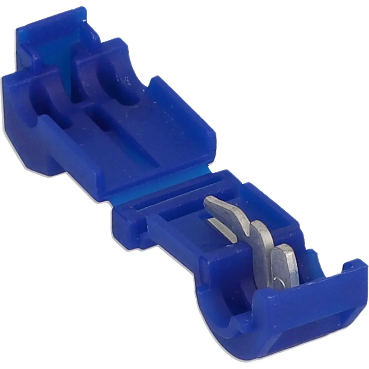 The Install Bay Btt 16-14 Gauge Awg Blue Insulation Displacement T-Tap Connector 100 Pack 1