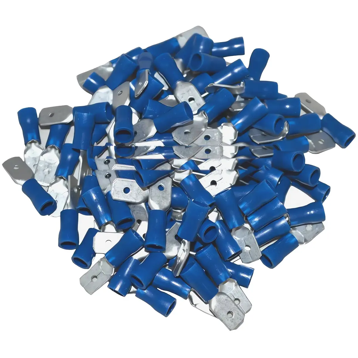 Install Bay Bvmd250 Blue 16-14 Gauge .250 Male Quick Disconnect 100/Pk 1