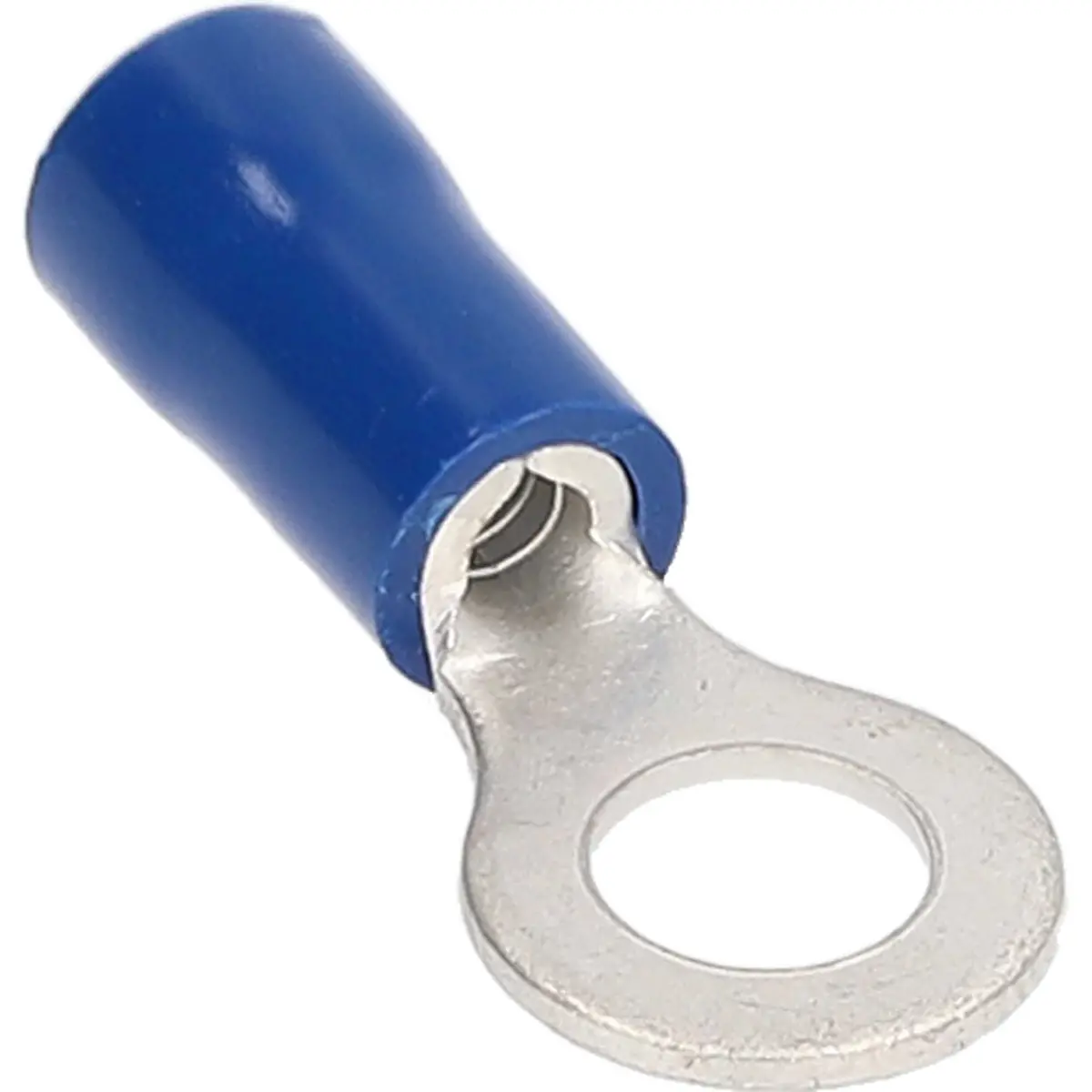 Bvrt6 Blue Vinyl Ring Terminal 16-14 Gauge #6 - Package Of 100 1