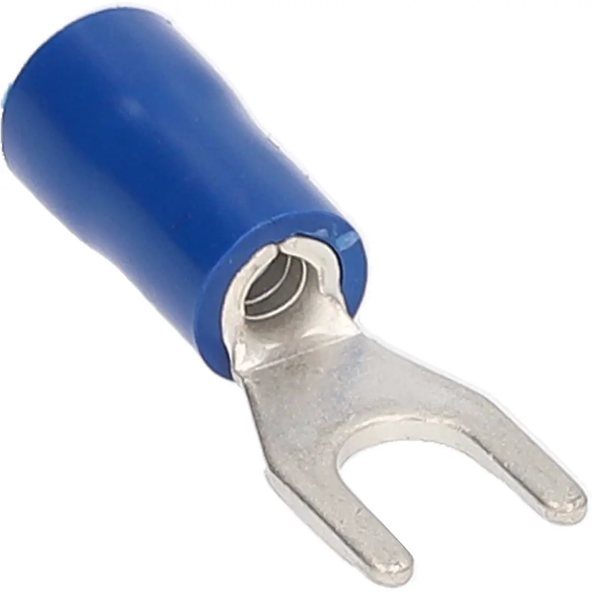 Install Bay Bvst6 Blue Vinyl 16-14 Gauge #6 Spade Terminal (100/Pack) 1